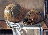 Egon Schiele Canvas Paintings - Melons